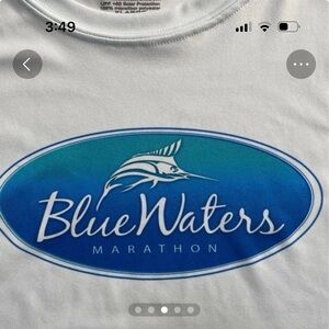 BlueWaters Marathon Logo Tee - with Blue Graphic